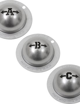 Tin Cup Cup Buchstabe