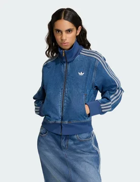 GIACCA TRACK TOP DENIM FIREBIRD XS Blue Denim - Adidas - FashionsVida