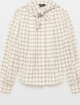 Blusa de mujer cuadros pañuelo - Tintoretto - FashionsVida