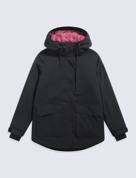 Tignes Womens Snow Jacket - Black - Black - Size: 10 - Animal - FashionsVida