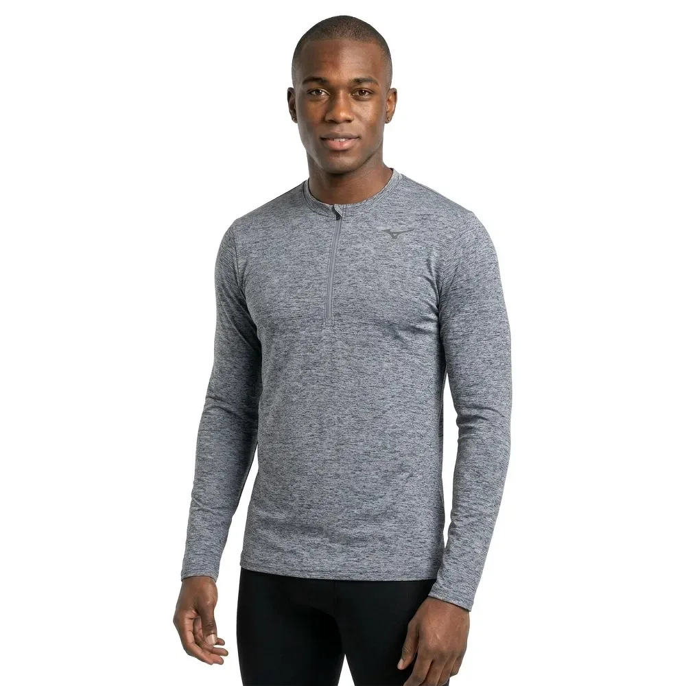 Maglietta A Manica Larga Con Mezza Cerniera Core Impulse Quicksilver XL - Mizuno - FashionsVida