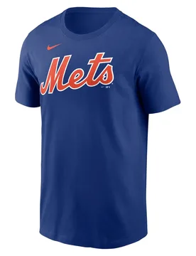 T-Shirt New York Mets Fuse Wordmark - Multicolore - unisex - Size: L - Nike - FashionsVida