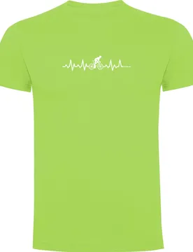 T-shirt à Manches Courtes Biking Heartbeat