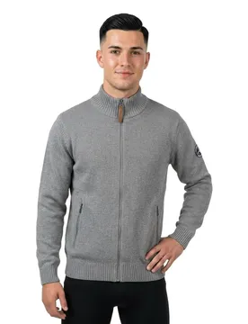 Sweat-shirt Zippé Julius Grey Melange S