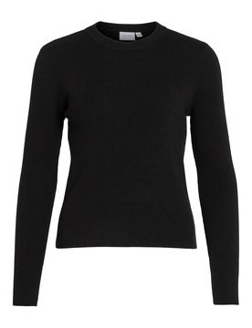 VILA Jersey 'VIComfy' negro
