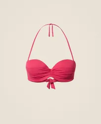 Haut de maillot de bain bandeau trompe-l'ail