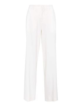 Pantaloni dritti in lana vergine