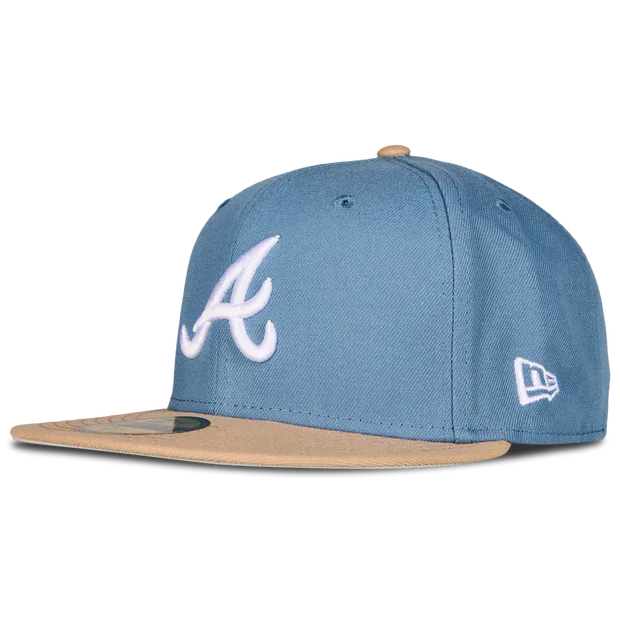 FIFTY Unisex Caps - Blue - Size 7 3/8 - Cotton - Blue - Size: 7 3/8 - New era - FashionsVida