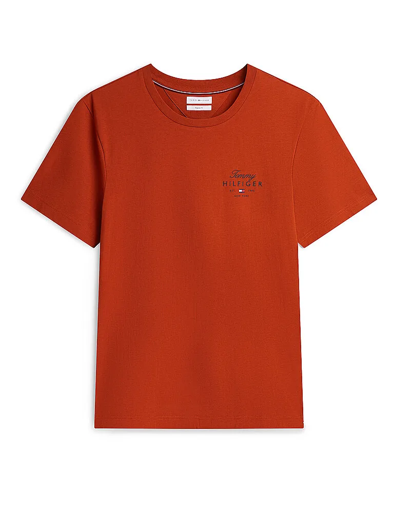 T-Shirt orange XXL herren - Tommy hilfiger - FashionsVida
