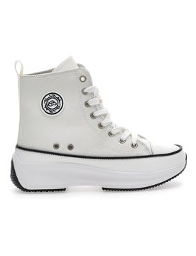 Sneakers Platform 55601 Bianche 38
