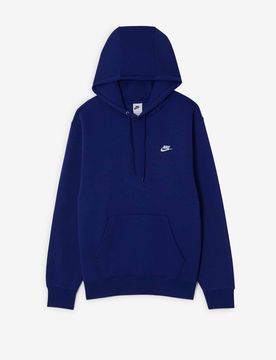 Hoodie Club Small Logo bleu/blanc m