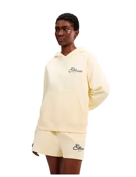 Felpa Con Cappuccio Deliziosi Light Yellow 2XS