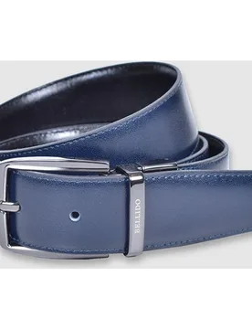 Cinturón de hombre con hebilla reversible. Hecho en España - Miguel Bellido - FashionsVida
