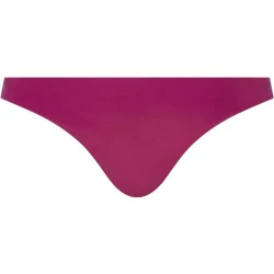 Braga de bikini de cobertura media con tejido con efecto metálico de la línea metallic