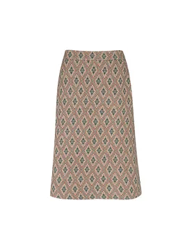 Falda tradicional LUMABELINDA marrón claro 38 - LUIS TRENKER - FashionsVida