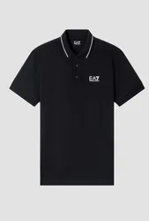 EA7 polo uomo nero