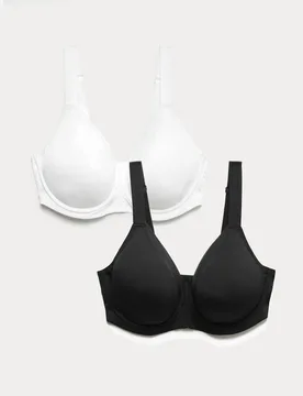 Pack Ultimate Support Wired Sports Bras (A-H) Black Mix female - Goodmove - FashionsVida