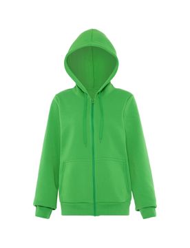 Hoona Sudadera con cremallera lima