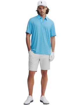 Polo Icon Allover, hellblau xxl