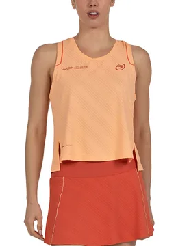 Claudia 26v Sleeveless T-shirt Naranja Pastel M - Bullpadel - FashionsVida
