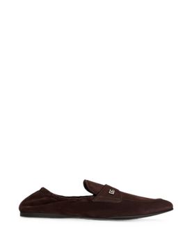 Men's Calfskin Slip-On Moccasin Slippers