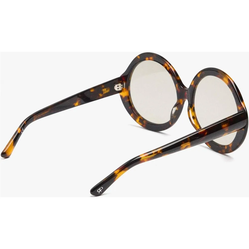 Gafas de sol de mujer con protección uv y forma redonda con estampado animal print - Parfois - FashionsVida