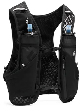 Gilet de trail - Distance 6 Black en Nylon - Taille S - Noir - Black diamond - FashionsVida