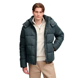 Giacca Trapuntata Premium Check Olive / Navy Check M