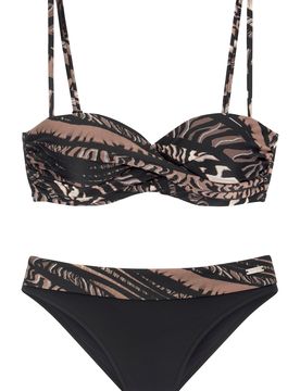LASCANA Bikini marrón / negro