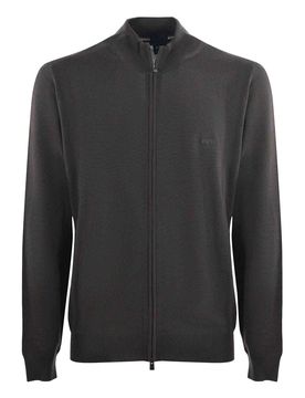 Hugo Boss Cardigan In Lana Vergine