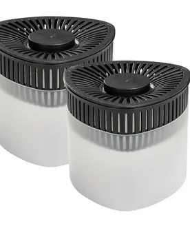 X Entfeuchter Prisma, 4 x 500 g Nachfüller, für Räume bis ca. 40 m³ - WENKO - FashionsVida