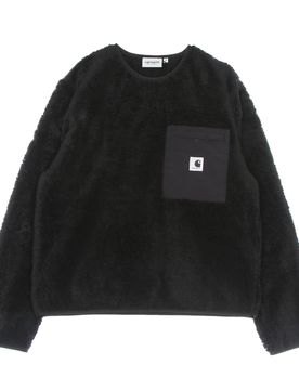 Felpa Girocollo Donna W Jackson Sweat Black/black