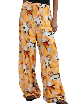 Desigual Damen Hose Orange 514688