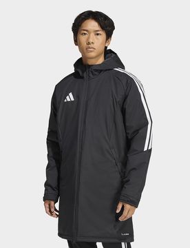 Mens Tiro 26 Stadium Parka - Nero, nero nero Uomo taglia XS