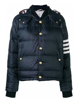 Bomber in nylon opaco 4 barre