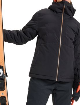 Stepp- Und Daundenjacken Ski Snowyhill Puffy Jacket True Black für Damen Größe L schwarz