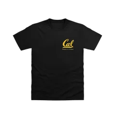 Unisex Berkeley Cal Black T-Shirt Cotton - Size 2xl