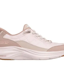 Sneaker Slip-ins Contour Foam Natural Mesh / Taupe Duraleather / Leather / Trim EU 36 - Skechers - FashionsVida