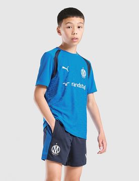 Mens Pantaloncino Allenamento Olympique Marseille Junior - Blu, blu blu Bambino taglia 7-8Y