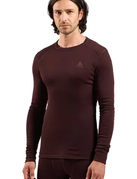 Active warm camiseta térmica manga larga hombre Granate (L) - Odlo - FashionsVida
