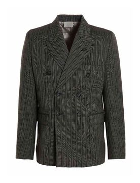 Blazer sartoriale doppiopetto tono su tono