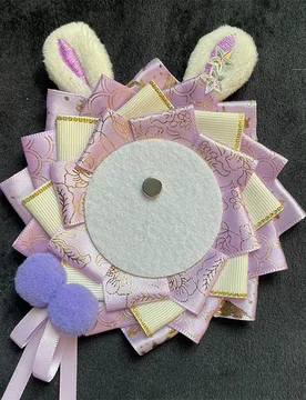 Premium Adorable Rabbit Ear Decoration Badge Brooch Rosette Display Tray Base for Ita Bags Can Badge Protective Accessory - Aliexpress - FashionsVida