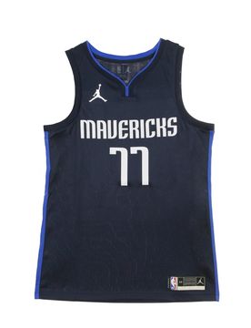 Canotta Basket Uomo Nba Swingman Jersey Jordan Statement Edition 2020 No 77 Luka Doncic Dalmav College Navy/game Royal