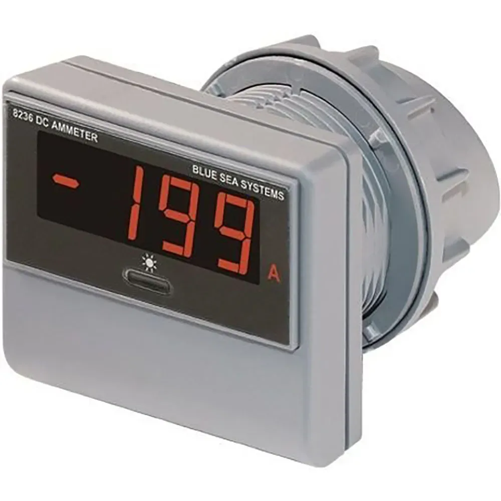 Dc Digital Ammeter Grey One Size unisex - Blue Sea Systems - FashionsVida