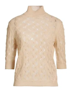 Rollkragenpullover Damen Beige 34,38 Damen - Dondup - FashionsVida