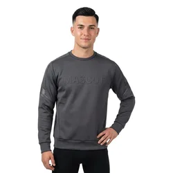 Sweat-shirt Customized 25184 Stone Grey 3XL