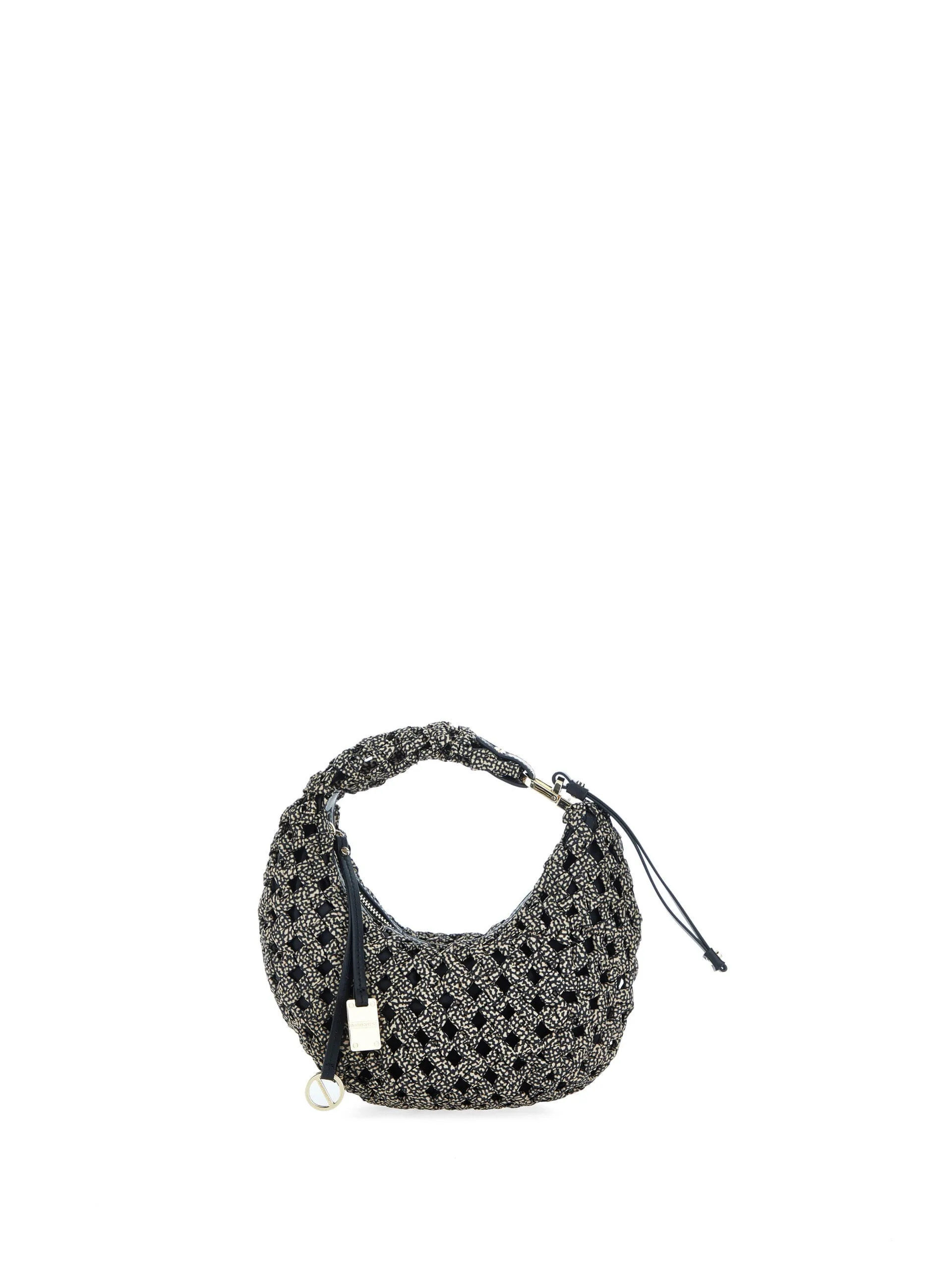 BORBONESE Borsa intrecciata NERO U - Borbonese - FashionsVida