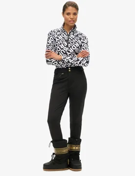 Superdry Damen Ski Luxe Schneeleggings Schwarz - Größe: 42 - 199.99 - FashionsVida