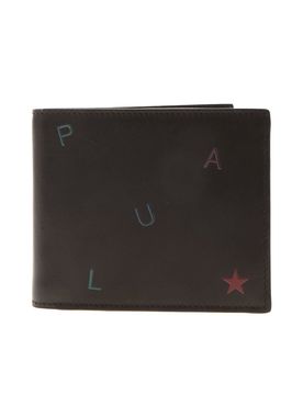 Portafoglio con motivo logo lettering