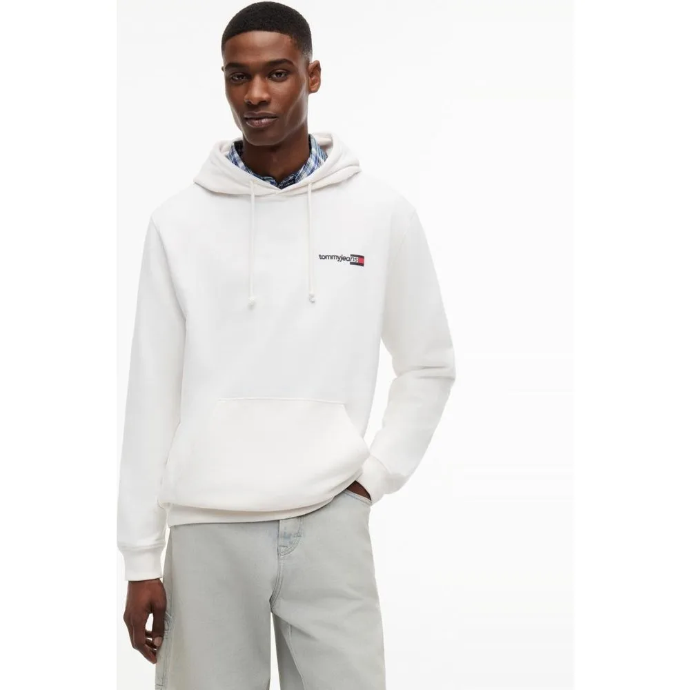 Sudadera con capucha de corte regular y logo estampado en el pecho - Tommy Jeans - FashionsVida